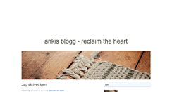 Desktop Screenshot of ankis.blogg.se
