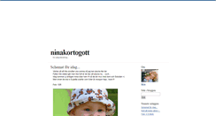 Desktop Screenshot of ninakortogott.blogg.se