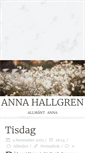 Mobile Screenshot of annahallgren.blogg.se