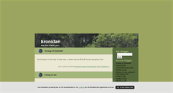 Desktop Screenshot of kronidan.blogg.se