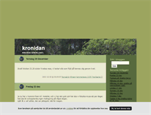 Tablet Screenshot of kronidan.blogg.se