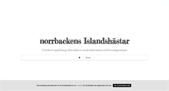 Desktop Screenshot of norrbacken.blogg.se