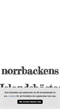 Mobile Screenshot of norrbacken.blogg.se