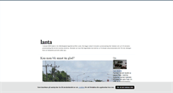 Desktop Screenshot of lanta.blogg.se