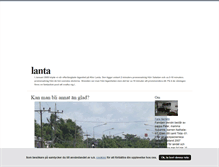 Tablet Screenshot of lanta.blogg.se