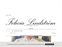 Tablet Screenshot of feliciamlindstrom.blogg.se