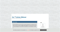 Desktop Screenshot of jetaimebaver.blogg.se