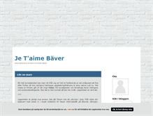 Tablet Screenshot of jetaimebaver.blogg.se