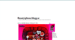 Desktop Screenshot of beautyiphone.blogg.se