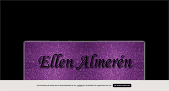 Desktop Screenshot of ellenalmeren.blogg.se