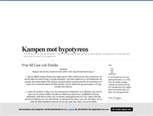 Tablet Screenshot of hypobloggen.blogg.se