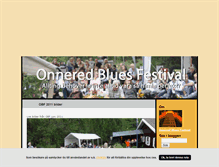 Tablet Screenshot of onneredbluesfestival.blogg.se
