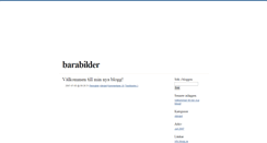 Desktop Screenshot of barabilder.blogg.se