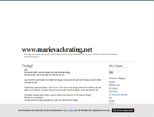 Tablet Screenshot of marievackrating.blogg.se