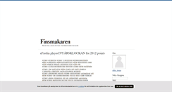 Desktop Screenshot of finsmakaren.blogg.se
