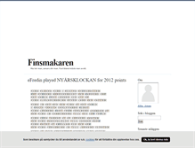 Tablet Screenshot of finsmakaren.blogg.se