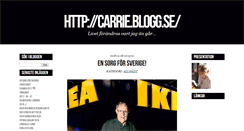 Desktop Screenshot of carrie.blogg.se