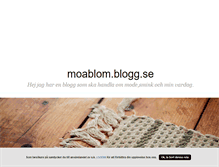 Tablet Screenshot of moablom.blogg.se