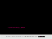 Tablet Screenshot of operationsizezero.blogg.se