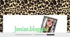 Desktop Screenshot of jenize.blogg.se