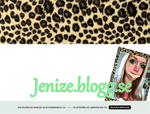 Tablet Screenshot of jenize.blogg.se