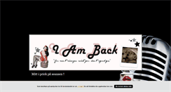 Desktop Screenshot of iamback.blogg.se