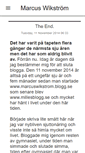 Mobile Screenshot of marcuswikstrom.blogg.se