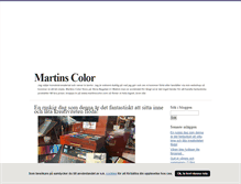 Tablet Screenshot of martinscolor.blogg.se