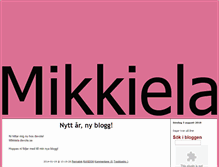 Tablet Screenshot of mikkiela.blogg.se