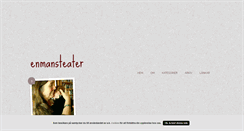 Desktop Screenshot of enmansteater.blogg.se