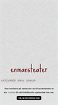 Mobile Screenshot of enmansteater.blogg.se