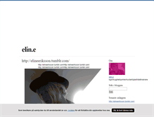 Tablet Screenshot of elineeriksson.blogg.se