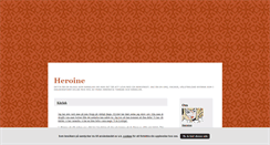 Desktop Screenshot of heroine.blogg.se