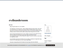 Tablet Screenshot of evelinandersoons.blogg.se