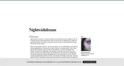 Desktop Screenshot of nightwishdream.blogg.se