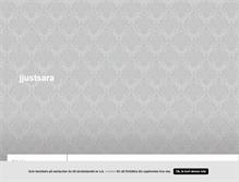Tablet Screenshot of jjustsara.blogg.se