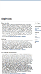 Mobile Screenshot of dagboken.blogg.se