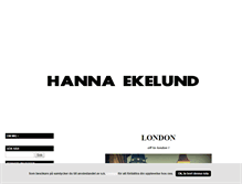 Tablet Screenshot of hannaekeluund.blogg.se