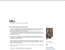 Tablet Screenshot of billys.blogg.se