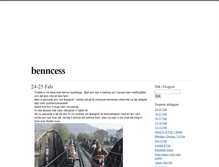 Tablet Screenshot of benncess.blogg.se