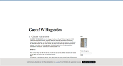 Desktop Screenshot of gustafwhagstrom.blogg.se