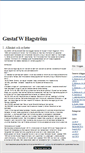 Mobile Screenshot of gustafwhagstrom.blogg.se