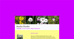 Desktop Screenshot of nordinsandra.blogg.se