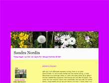 Tablet Screenshot of nordinsandra.blogg.se