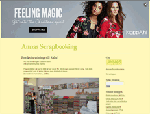 Tablet Screenshot of annasscrapbooking.blogg.se