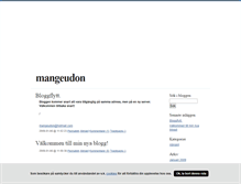 Tablet Screenshot of mangeudon.blogg.se