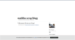 Desktop Screenshot of matildaperala.blogg.se