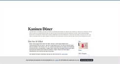 Desktop Screenshot of kaninendoner.blogg.se