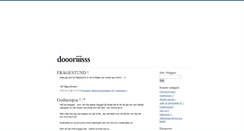 Desktop Screenshot of doooriiisss.blogg.se