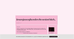 Desktop Screenshot of lenamjaowofsweden.blogg.se